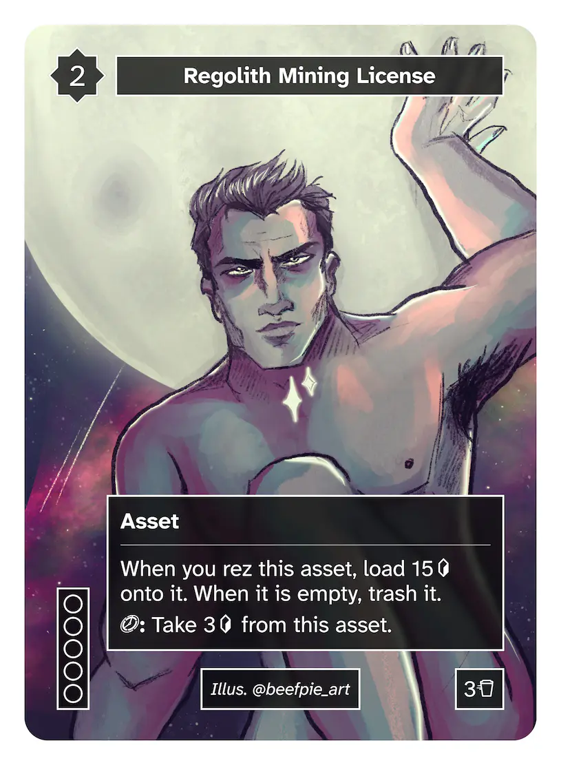 Regolith Mining License by @beefpie_art